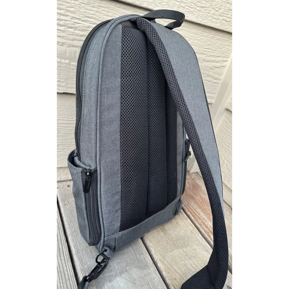 Nice! Travelon Anti-Theft Urban Sling Bag RFID Pocket - Gray